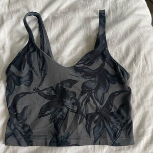 Lululemon Align Tank, size 4, botanical bloom grey